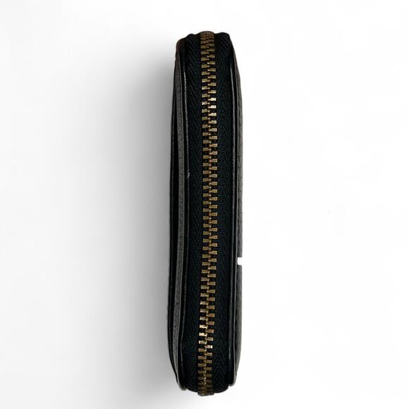 Coach Vintage 1997 Black zip around Card Coin wallet Sonoma 4975 Leather HTF - Picture 5 of 12